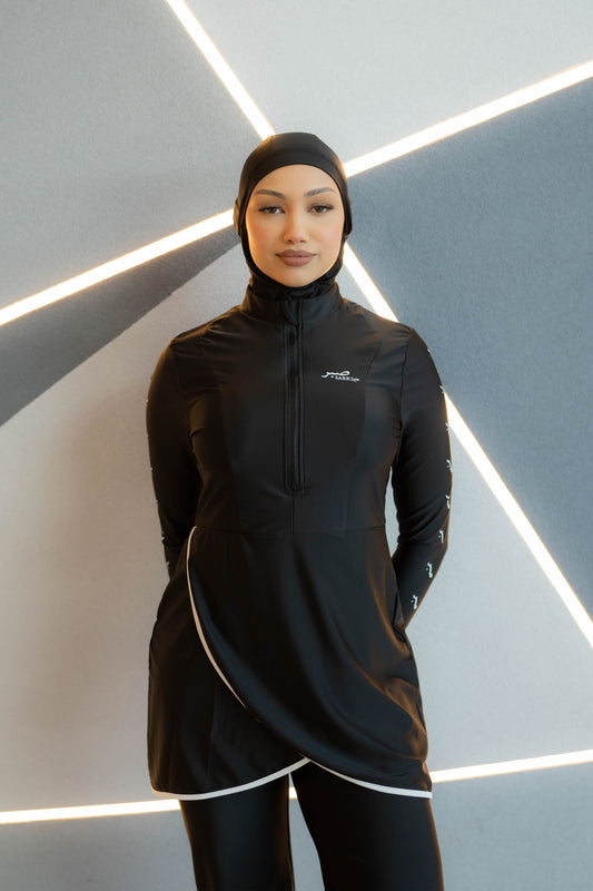 Jet Black Swim Hijab