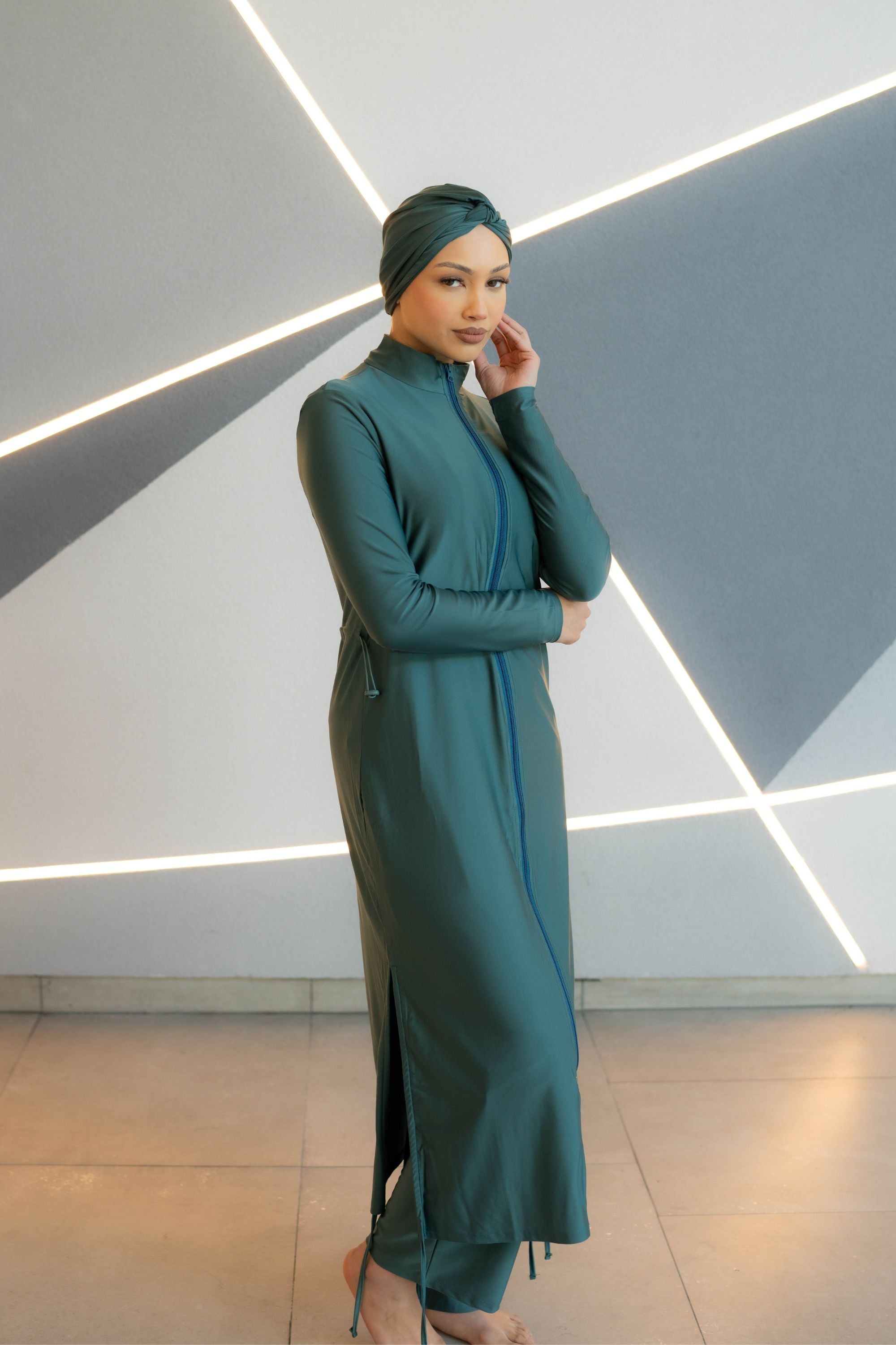 Emerald Green Swim Cover Up – sabrluxe